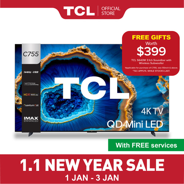 TCL C755 QD-迷你 LED 4K 电视