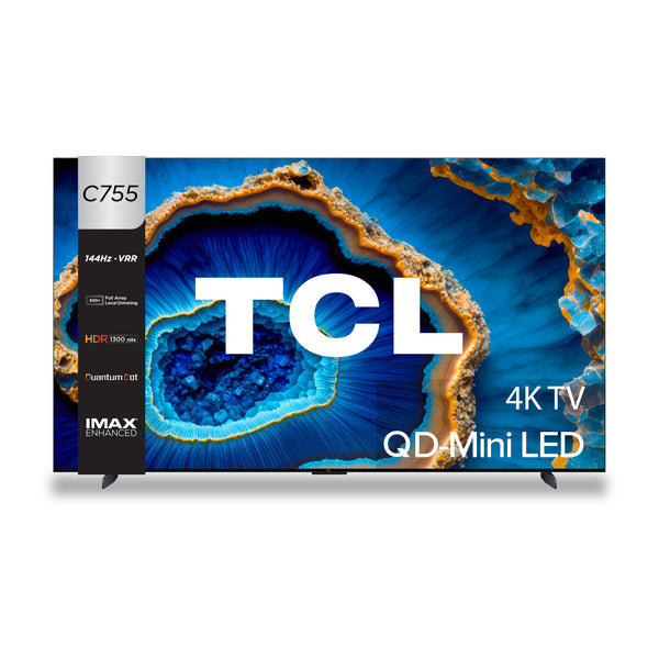 2024 TCL C755 QD-Mini Led 4K TV | 55 65 75 |  AI Smart Google TV| Eye Care