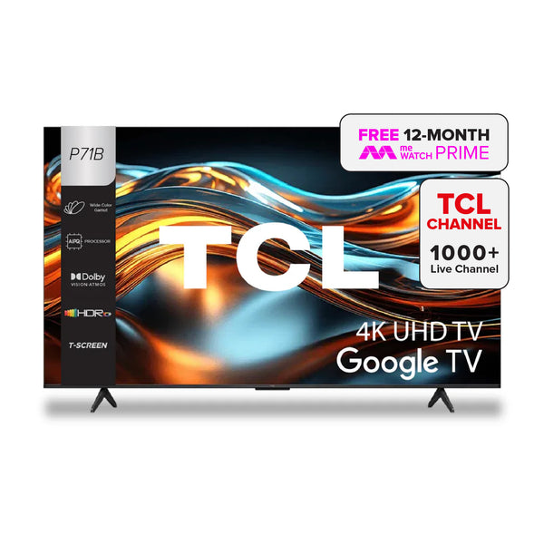 TCL P71B 4K UHD Google TV 43"-65" Eye Care AI Smart TV