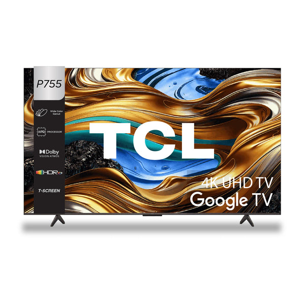P755 4K TV 2024 43 50 55 65 75 inch | TCL Eye Care  120Hz | AI Smart Google TV