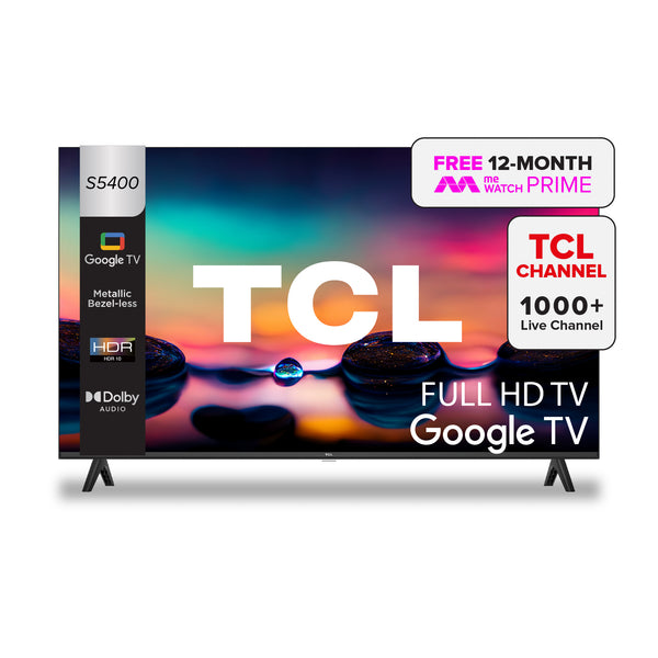 TCL S5400 FHD Google TV 32"-43" AI Smart TV