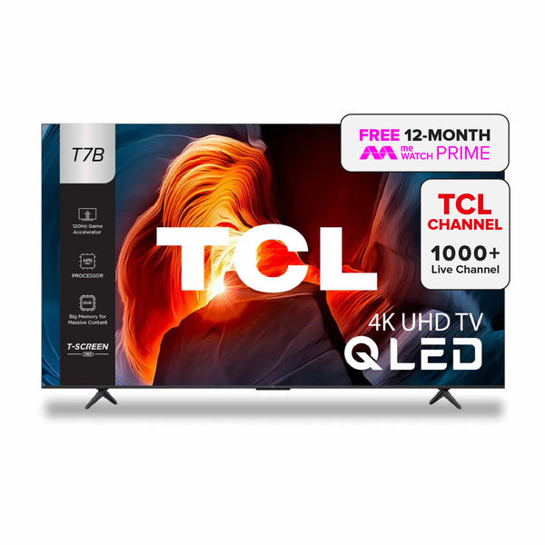 TCL T7B 4K QLED TV 55"-75" Eye Care AI Smart TV Google TV