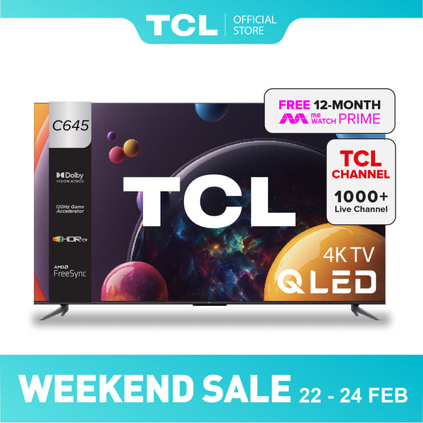 TCL C645 QLED 85 Inch TV | Multiple Eye Care AI Smart TV Google TV