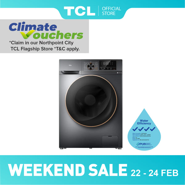 4 Ticks TCL C2110WD 10KG Washer & Dryer Combo DD Inverter