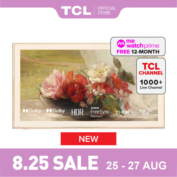 TCL A300 Pro B&O Sound System Nxtframe TV Canvas TV Frame TV 4K QLED TV