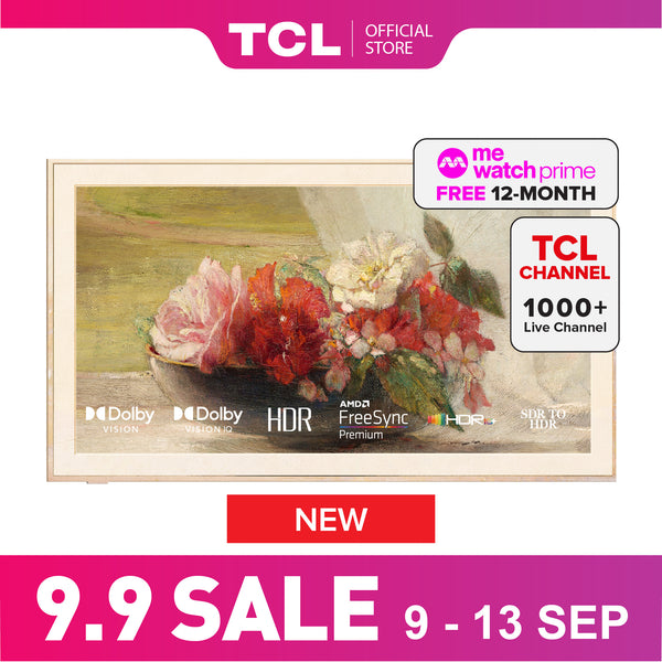 TCL A300 Pro B&O Sound System Nxtframe TV Canvas TV Frame TV 4K QLED TV