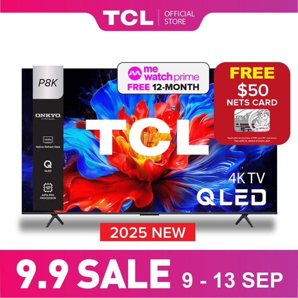 2025 NEW | TCL P8K QLED TV | 55 inch  65 inch | 144Hz Native Refresh Rate | AI Smart Google TV